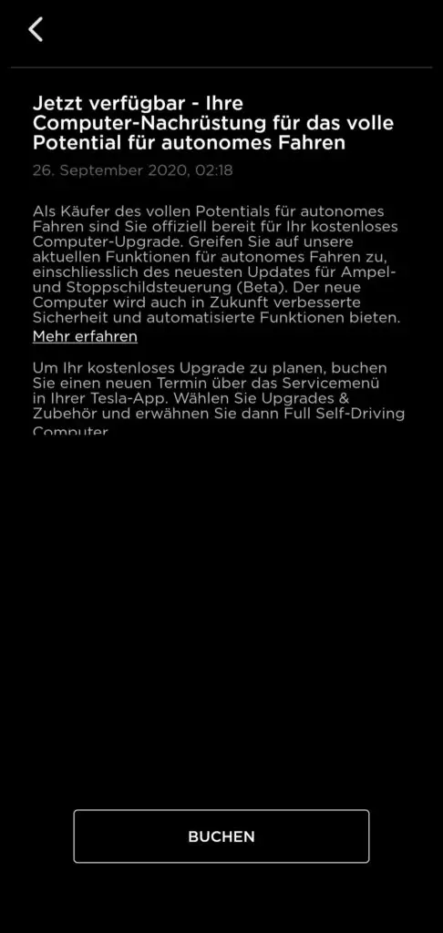 Tesla HW3 appointment